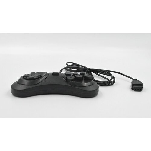 Геймпад джойстик 8-bit форма Sega узкий разъем 9 pin чёрный 51100₽