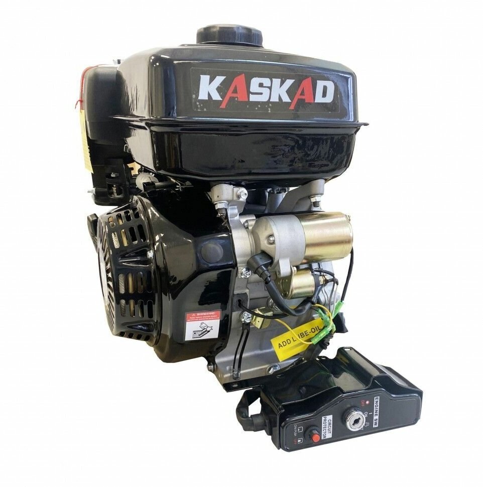 Двигатель бензиновый KASKAD 177FE (4-х ткт, 9 л. с, 25 мм вал, электростартер)