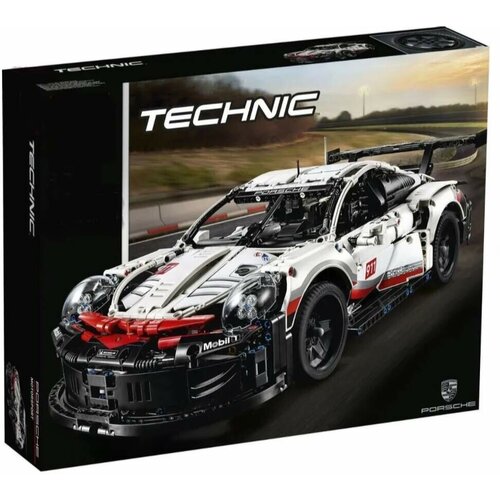 конструктор technic техник porsche 911 rsr деталей 1580 Конструктор 11171 Technica Порше 911 RSR, нет бренда