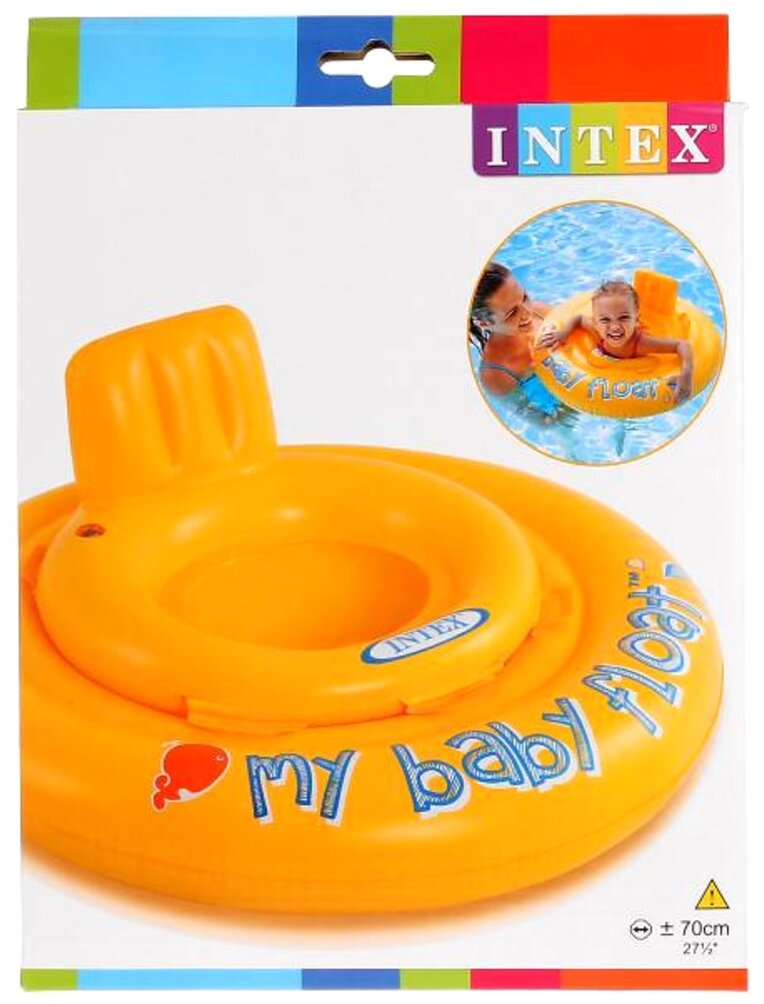 Надувные водные ходунки Intex My Baby Float 56585, желтый