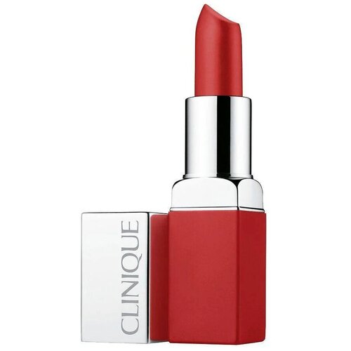 Clinique помада для губ Pop Matte Lip Colour + Primer, оттенок 02 Icon Pop помада clinique матовый лак для губ интенсивный цвет и уход clinique pop liquid matte lip colour primer