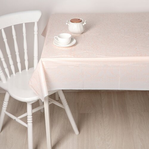 Колорит Скатерть без основы многоразовая Ажур 110120 см цвет бежевый 868₽