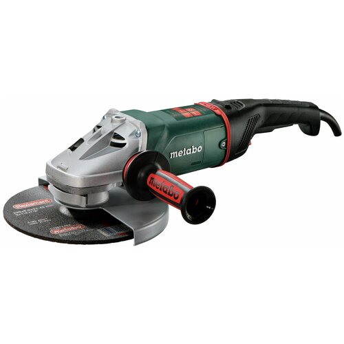 УШМ Metabo WE 24-180 MVT, 2400 Вт, 180 мм, без аккумулятора машина шлифовальная угловая metabo we 24 230 mvt снижена нагрузка на руки виброручка и амортизационная система vibratech