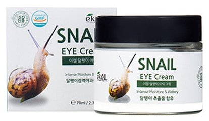 EKEL Snail EYE Cream Крем для кожи вокруг глаз с муцином улитки 70мл