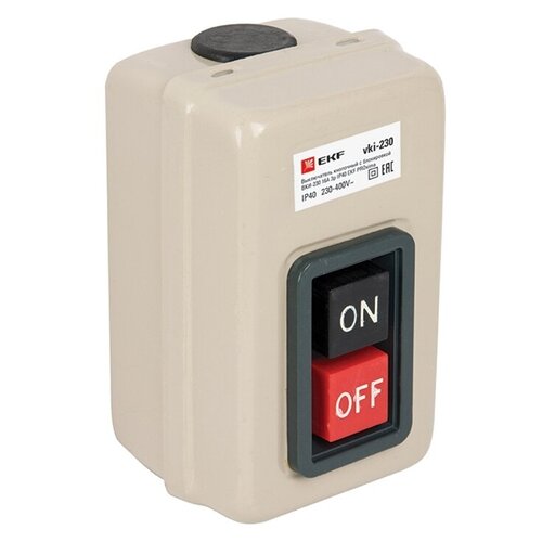 Кнопка/кнопочный выключатель для распределительного щита EKF vki-230