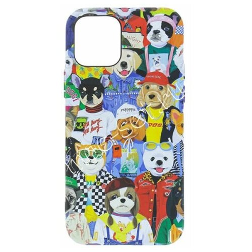 фото Силиконовый чехол luxo для apple iphone 12 с рисунком мультяшки l67