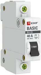 Выключатель нагрузки 1п 40А ВН-29 Basic, EKF SL29-1-40-BAS (1 шт.)