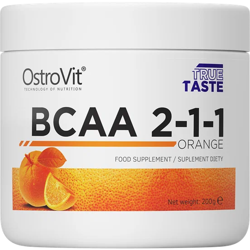 Ostrovit BCAA 2:1:1 (200 гр) (апельсин) аминокислоты ostrovit bcaa 8 1 1 400 г лимон