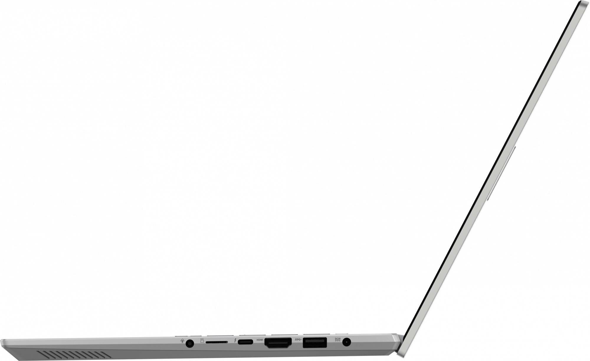 Ноутбук ASUS VivoBook Pro 14X OLED N7400PC-KM024W 90NB0U44-M02770 (14", Core i5 11300H, 8Gb/ SSD 512Gb, GeForce® RTX 3050 для ноутбуков) Серебристый - фотография № 15