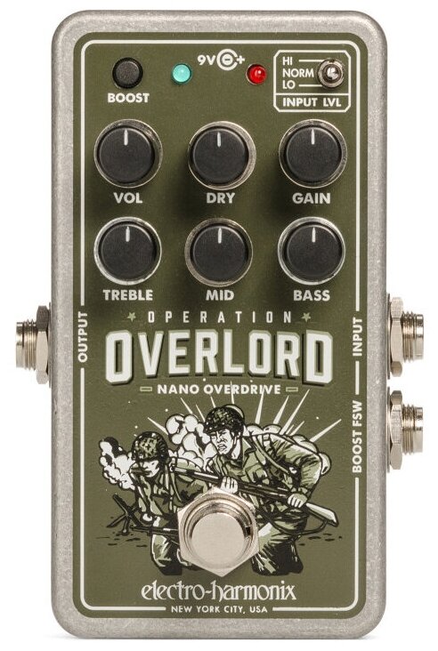 Electro-Harmonix (EHX) Operation Overlord Overdrive Nano