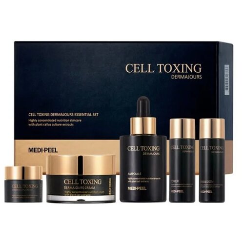 MEDI-PEEL Cell Toxing Dermajours Essential Set - Набор омолаживающих средств со стволовыми клетками medi peel крем со стволовыми растительными экстрактами cell toxing dermajours cream