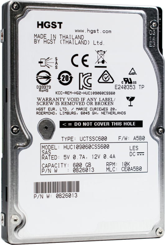 Жесткий диск HGST huc109060css600, 2.5", SAS, 600Гб