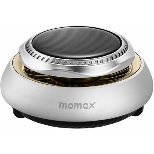 Автомобильный ароматический диффузор на солнечной батарее Momax Eco360 Solar Car Aroma Diffuser CR2 Silver (CR2S)