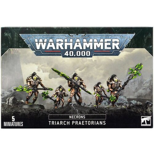 Набор миниатюр для настольной игры Warhammer 40 000-Necron Triarch Praetorians набор миниатюр для настольной игры warhammer 40 000 death guard plague marines