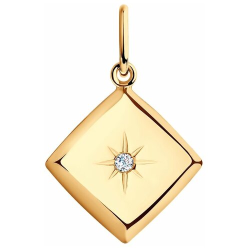 фото Sokolov подвеска из золота с фианитом 036068