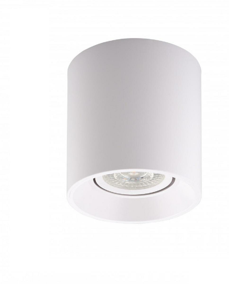 Накладной светильник "Denkirs" DK3040-WH IP20, 10 Вт, GU5.3, LED, белый, пластик 529042 16166495 - фотография № 1