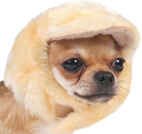 Тузик шапка для собак меховая с флисом 54 см № 5 в ассортименте (1 шт) - фотография № 1