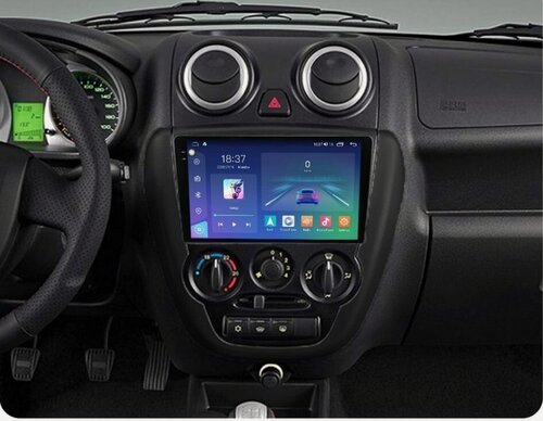 Изображение товара Андроид WIFI магнитола 9" с консолью и рамкой в сборе для Lada Granta до 2017 года выпуска 2Gb/32 Gb