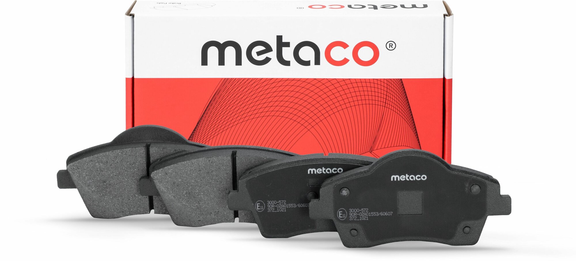 Колодки тормозные передние к-кт Metaco 3000-572