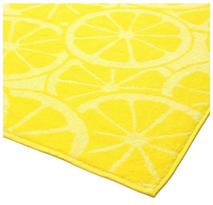 ДМ-люкс Полотенце махровое Lemon color 70х130см, цв. желтый, 360г/м, хлопок 100%