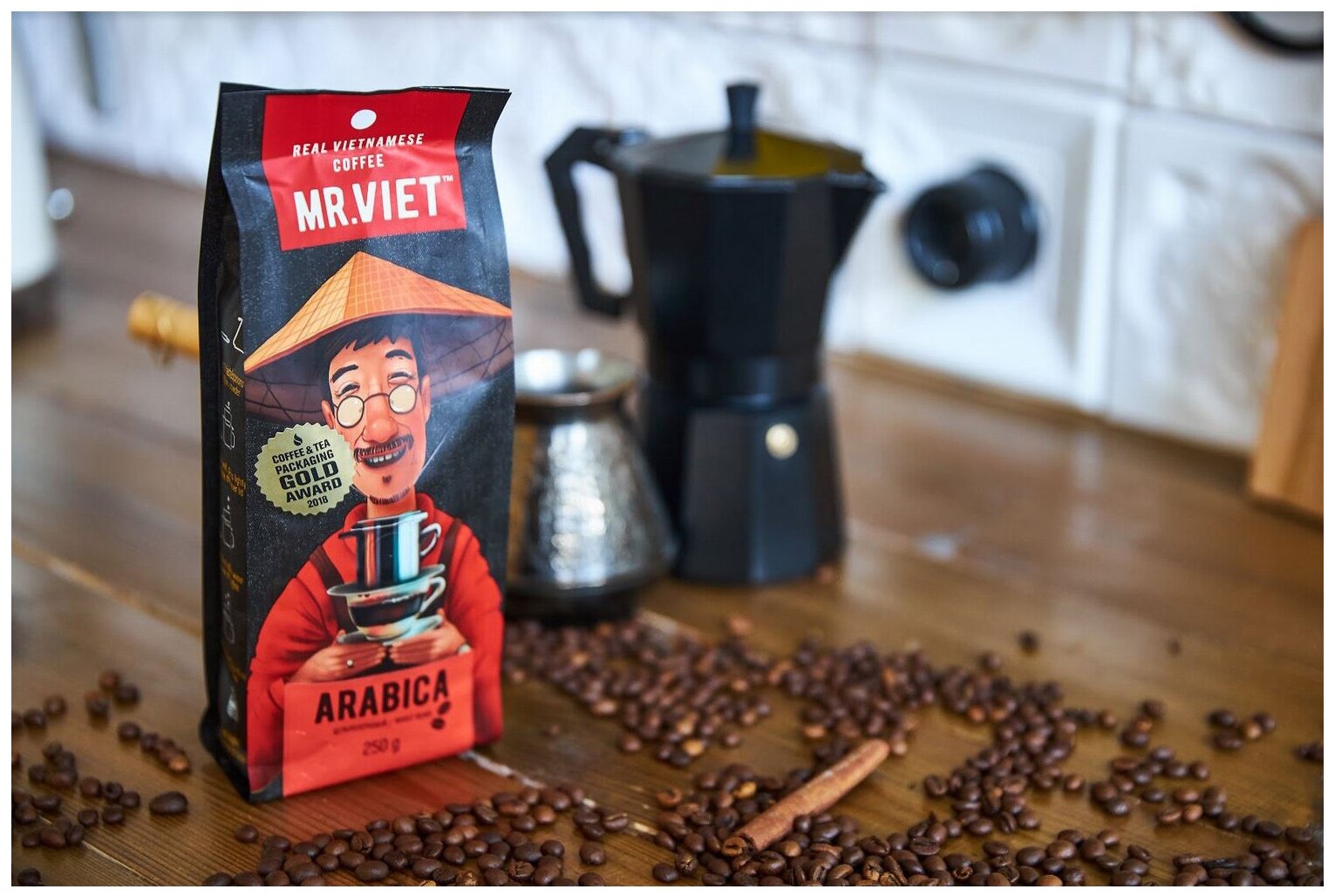 Кофе в зернах Mr.Viet Арабика, 250 г - фотография № 5