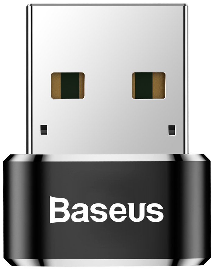 Аксессуар Baseus Type-C Female - USB Male Adapter Converter Black CAAOTG-01