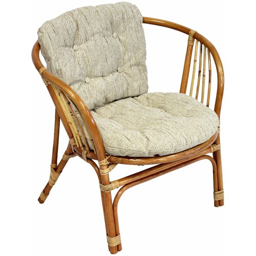Кресло из натурального ротанга Багама с подушкой