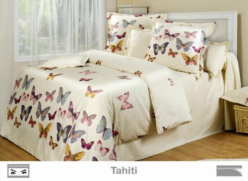 Постельное белье Cotton-Dreams Tahiti 1,5-спальный, наволочки 50x70