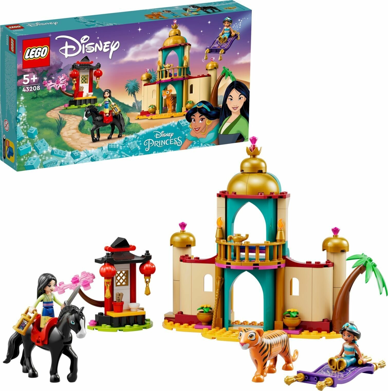 Конструктор Lego Disney Princess Приключения Жасмин и Мулан, - фото №14