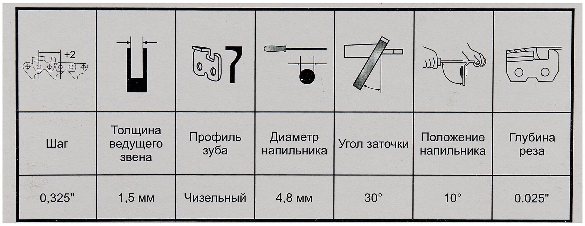 Цепь Elitech - фото №3