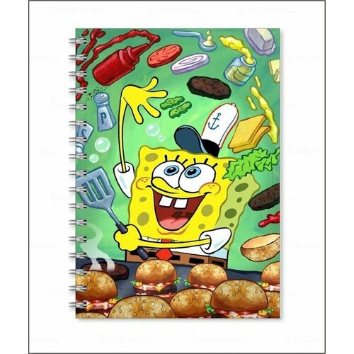 Тетрадь Губка Боб, SpongeBob №18 сумка шоппер губка боб spongebob 18