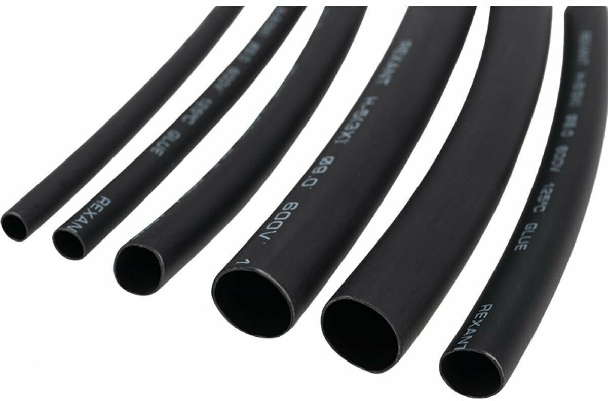 Набор термоусадочных трубок REXANT №7 клеевой , 2набора(14шт) — фото 1