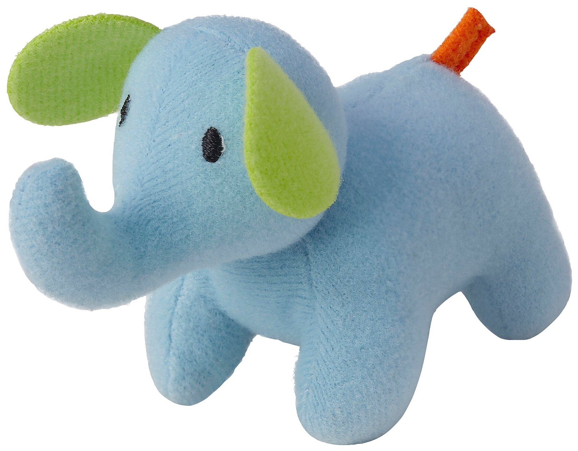 Мягкая игрушка ИКЕА БАРНСЛИГ слон, 10 см, голубой
