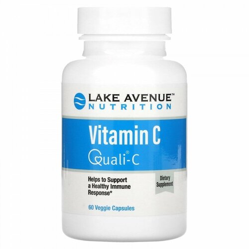 Витамин С 1000 мг, Lake Avenue Nutrition, 60 капсул, для иммунитета, сосудов, кожи