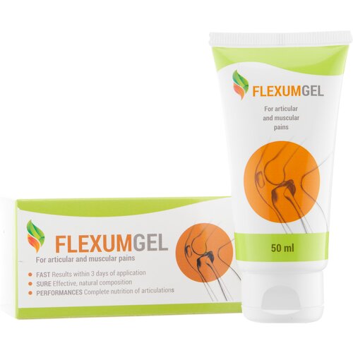 Flexumgel (Флексумгель) Крем для суставов и при боли в спине и мышцах 50 мл.