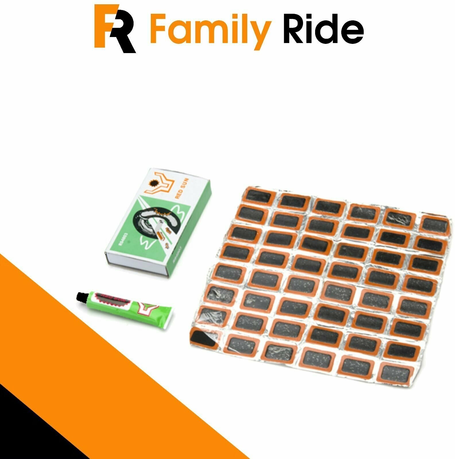 фото Латки для ремонта камер 48 шт./ Аптечка для велосипеда.