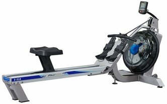 Гребной тренажер First Degree Fitness Rower Erg E-316А, серебристый