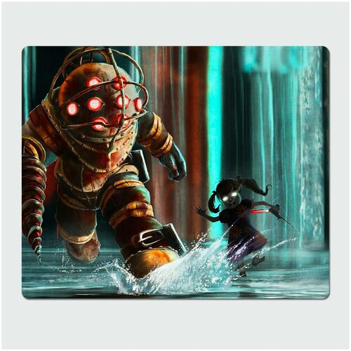 Коврик для компьютерной мышки ROCKET - Bioshock, 23x19 см