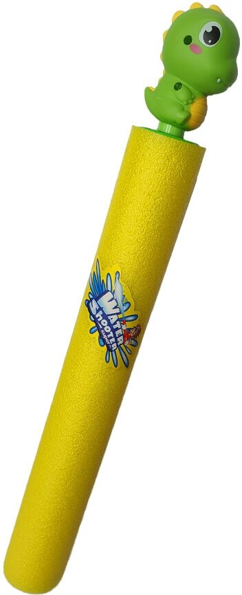 Игрушка детская Пушка помповая - брызгалка 35 см желтая