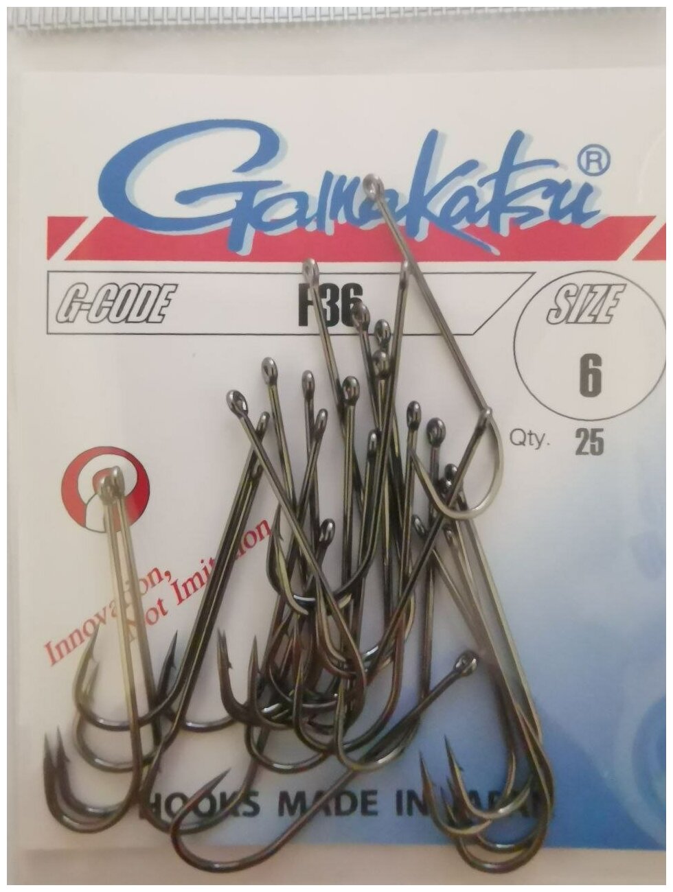 Крючок Gamakatsu Hook F36 №6