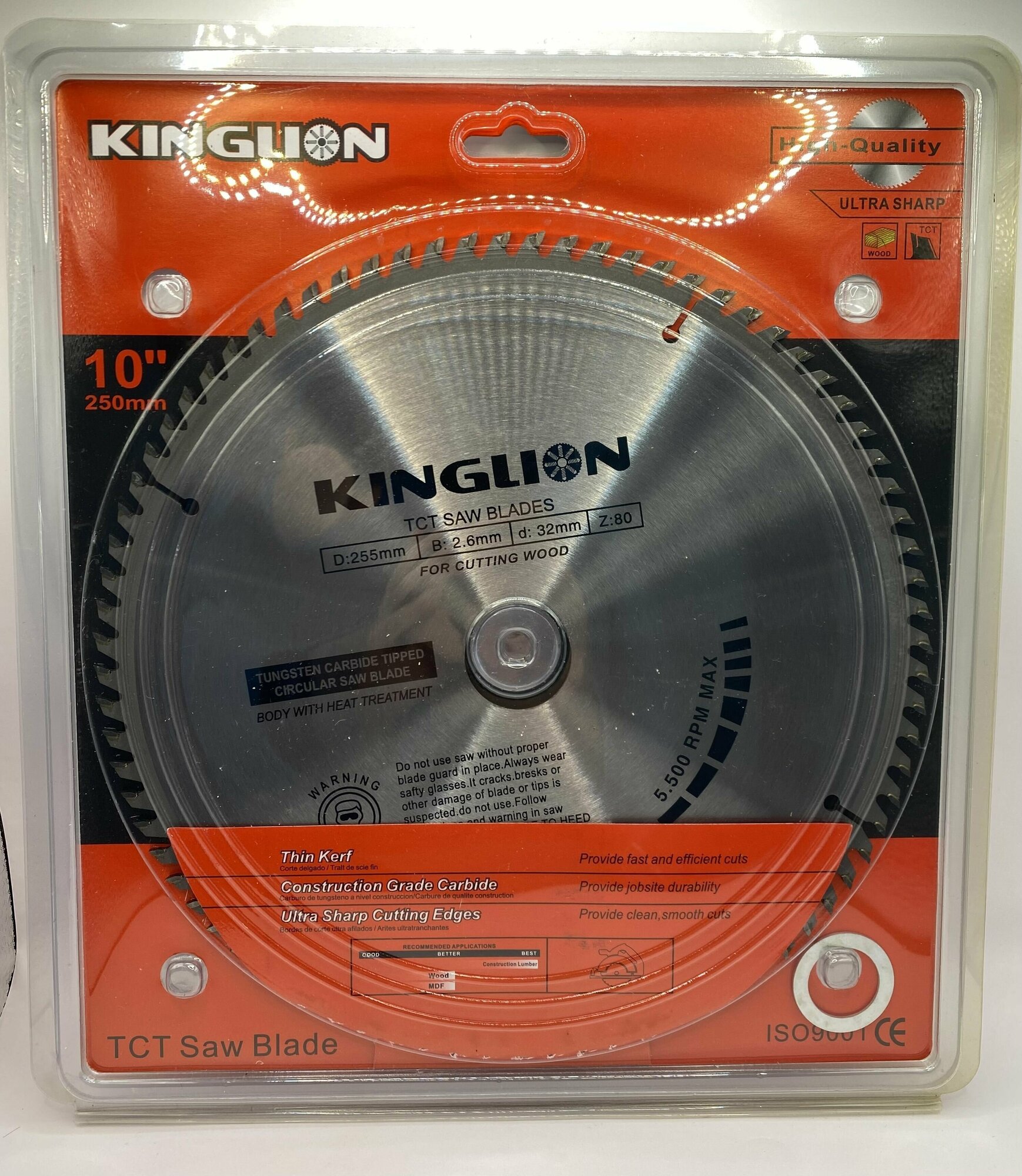 Диск пильный KINGLION 255x32; 80 зуб.