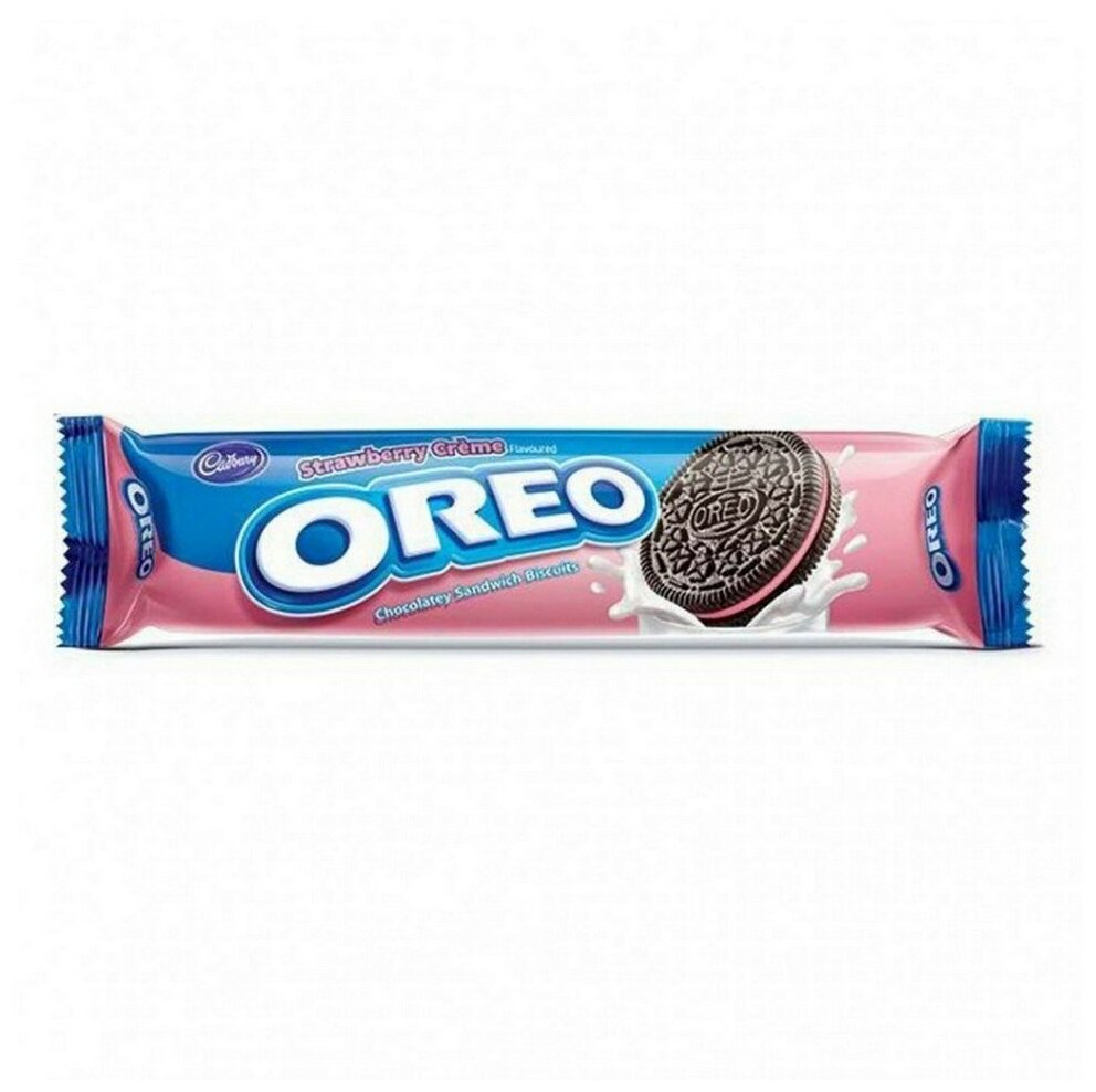 Oreo Sandwich Strawberry Cream орео с клубничным кремом 137 гр