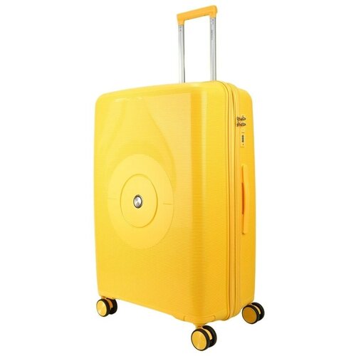 фото Умный чемодан impreza soundbox, полипропилен, рифленая поверхность, увеличение объема, износостойкий, опорные ножки на боковой стенке, 135 л, размер l+, зеленый