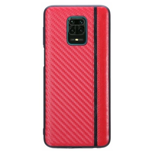фото Накладка g-case carbon для xiaomi redmi note 9s / note 9 pro / note 9 pro max, красная