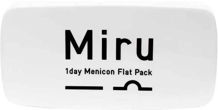 Контактные линзы Menicon Miru 1day Flat Pack, 30 шт., R 8,6, D -5.50