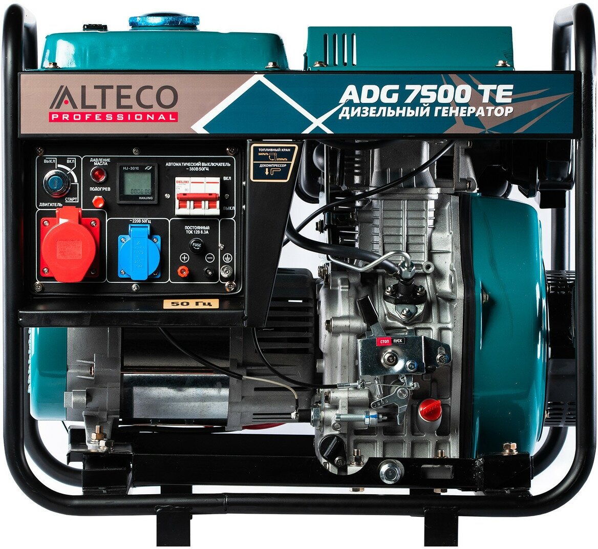 Дизельный генератор ALTECO ADG 7500 TE, арт. 13263 - фотография № 6