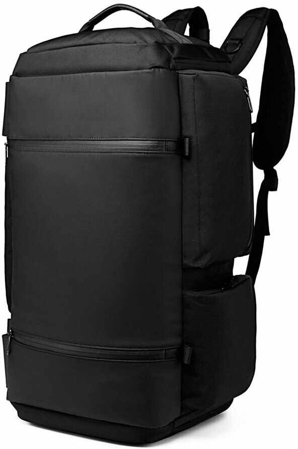 Сумка рюкзак дорожная мужская большая Ozuko для вещей, ноутбука черная - фотография № 12