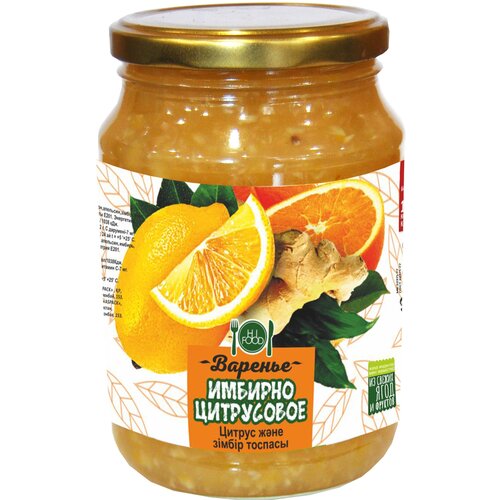 Варенье HI FOOD имбирно-цитрусовое, 900 г