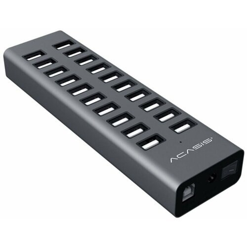 Хаб Acasis USB 20 HUB Multifunction Advended 12V 75A H037 20 портов Gray 1140000₽