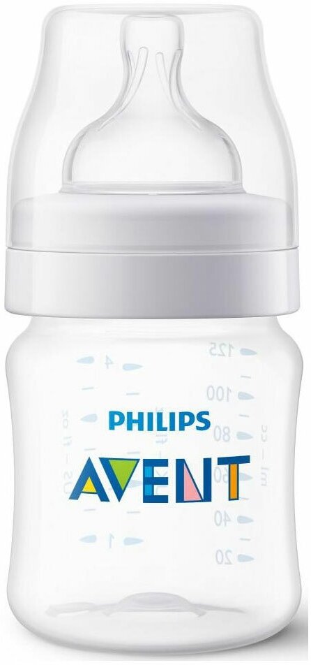 Бутылочка Avent (Авент) Anti-colic из пропилена с силиконовой соской 125 мл 2 шт. Philips Consumer Lifestyle B.V. - фото №14